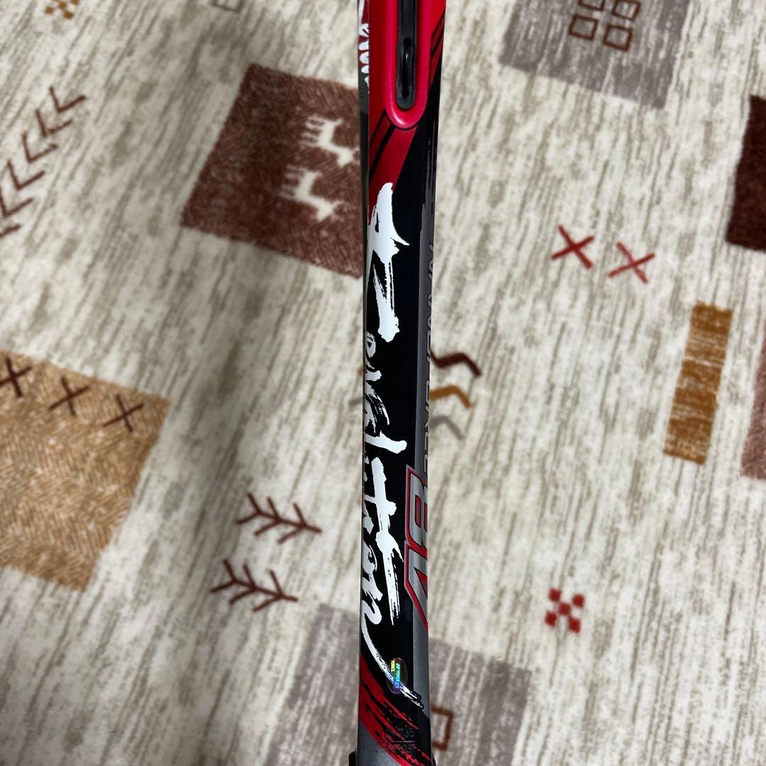 YONEX ナノフォース8Vレブ フレイムレッド UL1 美品 廃盤カラー