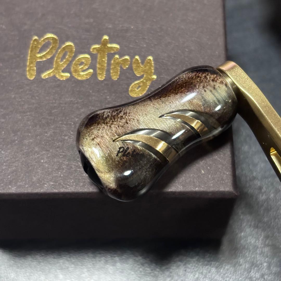 プレトリー　スタビライズドウッド & メタル　ブラック/ゴールド　値下不可