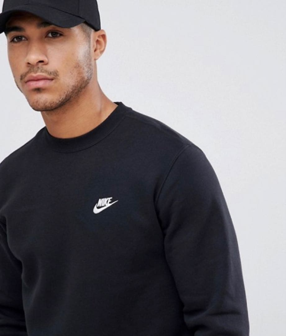 新品 ナイキ フレンチテリー クルー トレーナー ブラック Ｓサイズ 送料無料