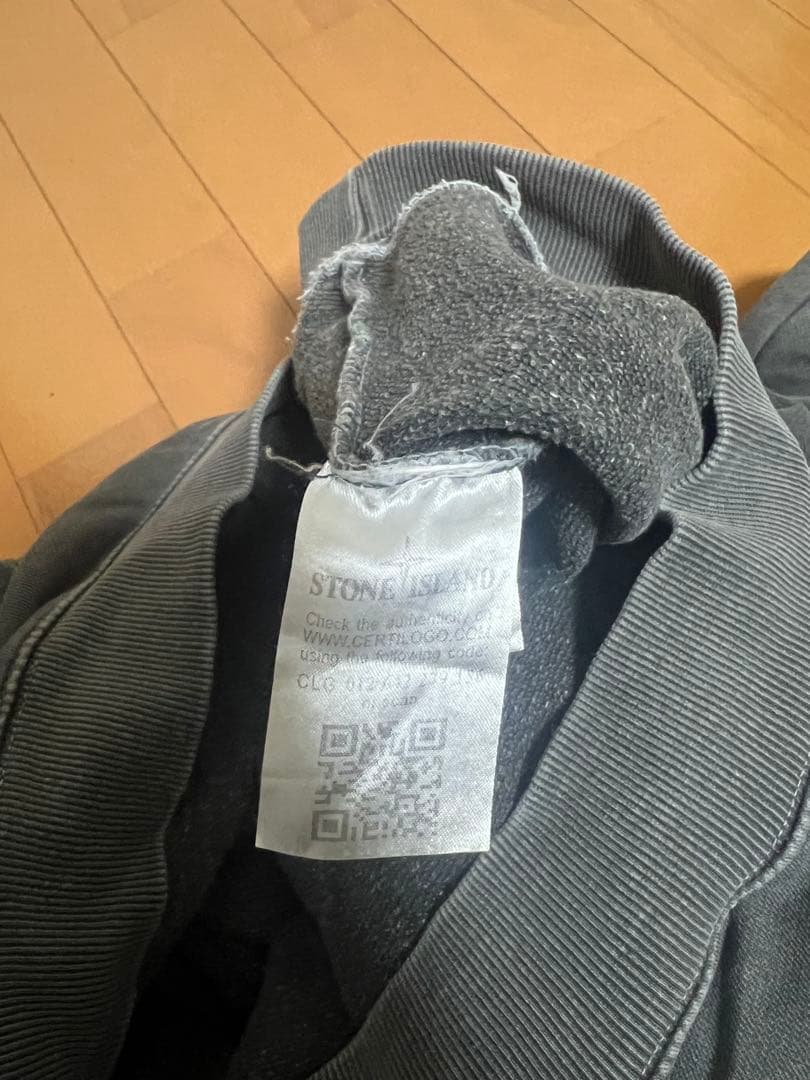 セール中STONE  グレー クルーネック トレーナー
