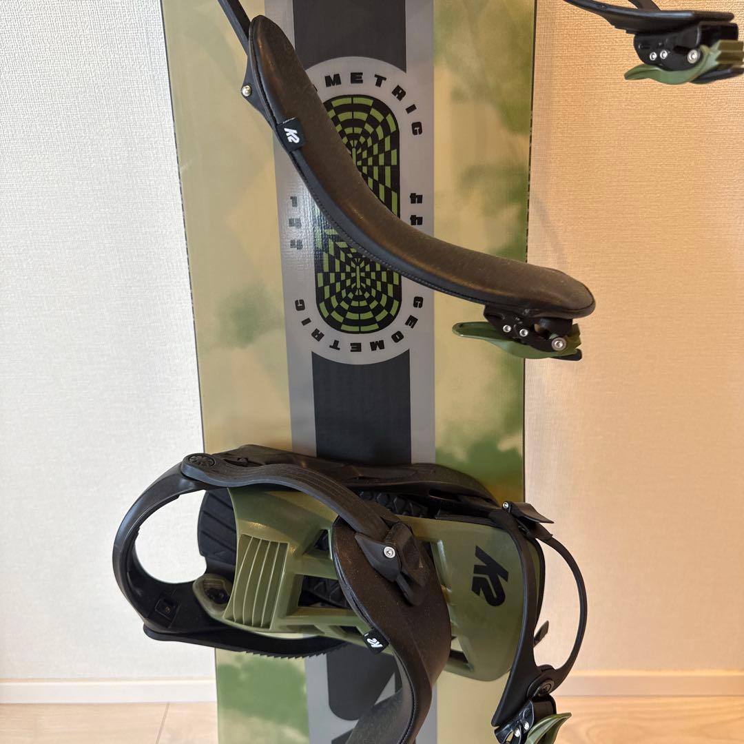 K2 スノーボード グレー ストライプ