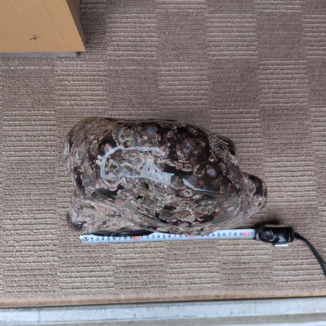 新潟産　梅花石　13キロ　鑑賞石　石 置物　オブジェ　インテリア