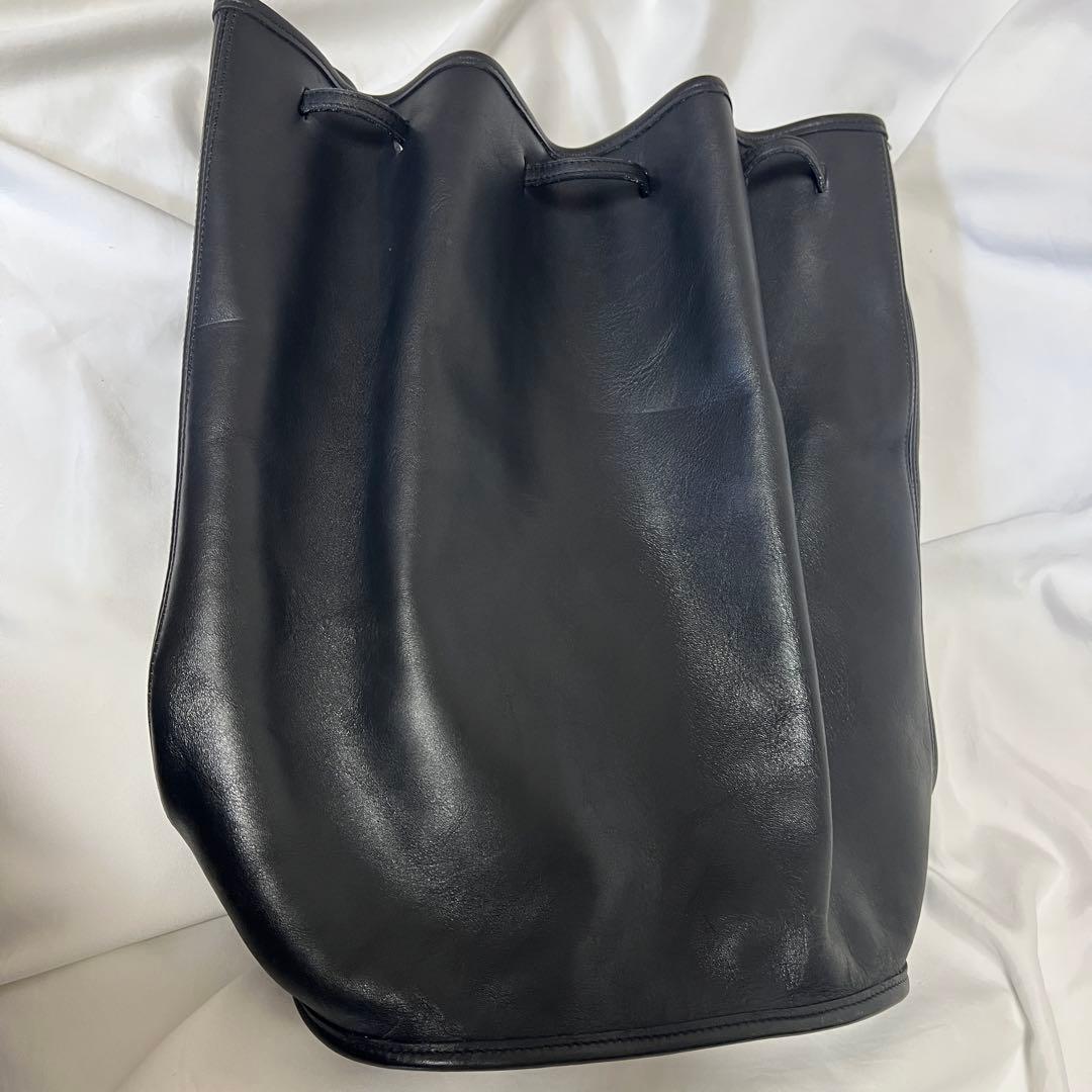 OLD COACH オールドコーチ 9929 巾着型 ブラック