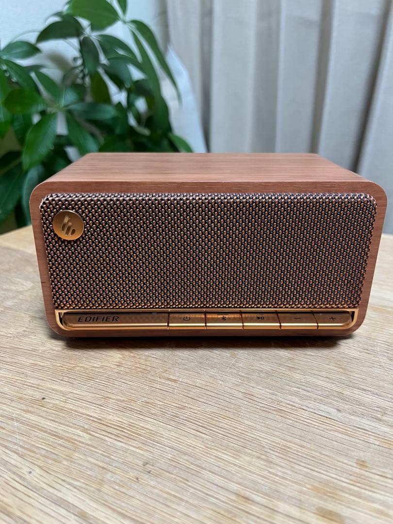 EDIFIER ワイヤレススピーカー 木目調