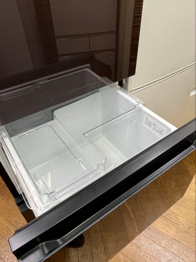 3ドア Hisense 2021年 282L HR-G2801BR ガラス