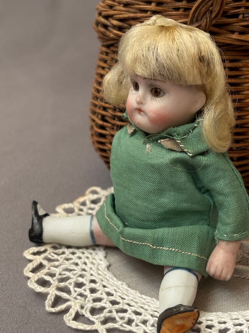 アンティーク オールビスクドール ミニョネット ドールハウスドール ケストナー