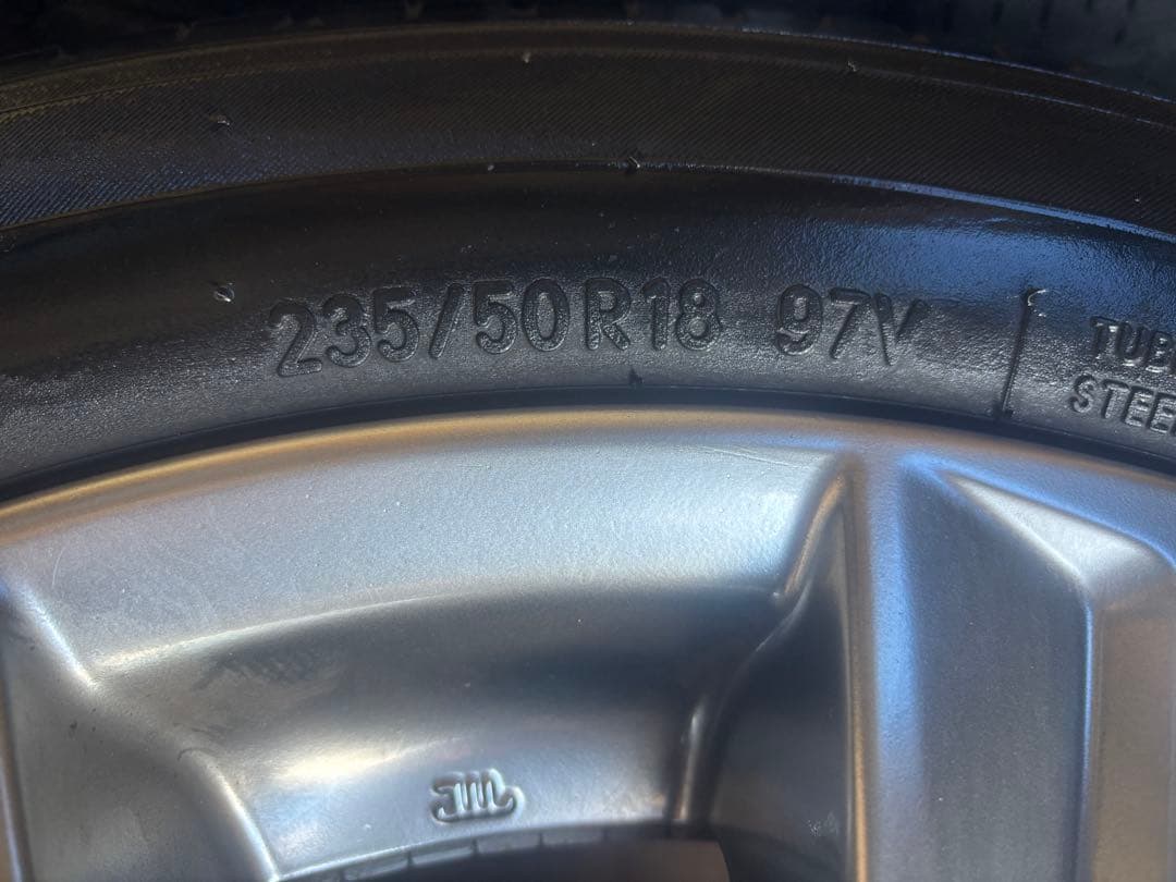 【送料込】アルファード　ヴェルファイア 30系　ホイール付タイヤ