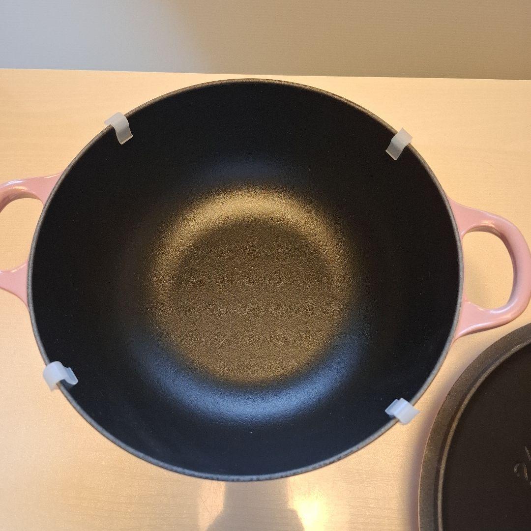 新品　未使用　ル　クルーゼ　マルミット　 24cm シュガーピンク