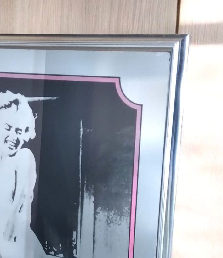 ビンテージ　マリリンモンロー　パブミラー 45㎝×60㎝