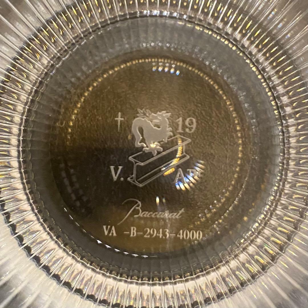 BACCARAT バカラ☆ヴァージルコラボ/クリスタル クリア グラス/美品