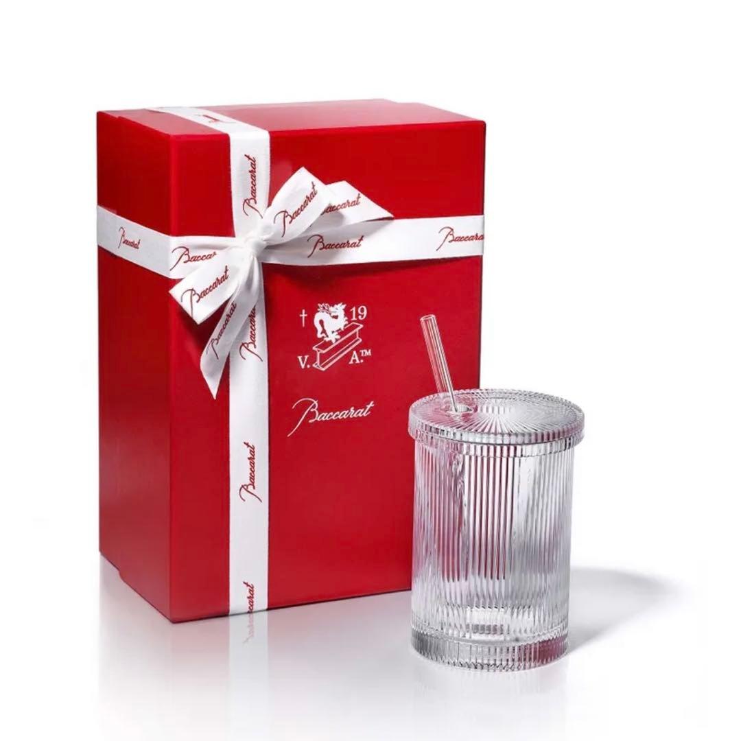 BACCARAT バカラ☆ヴァージルコラボ/クリスタル クリア グラス/美品