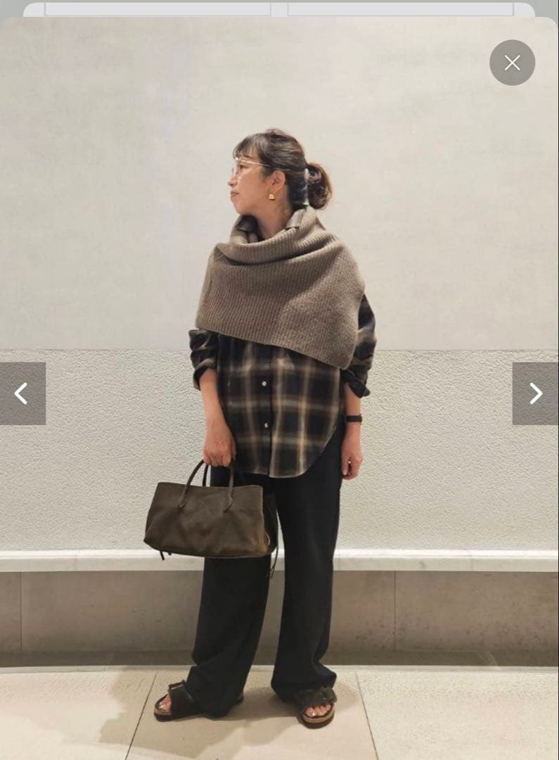 Spick and span ニットスヌード