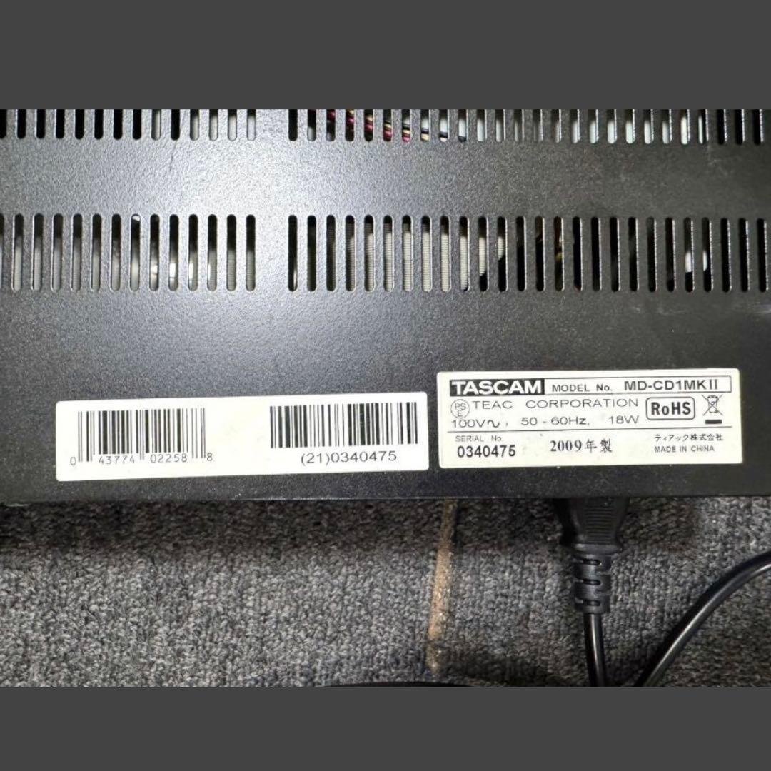 【美品】TASCAM MD-CD1MKⅡ LOG AUDIO LD2000