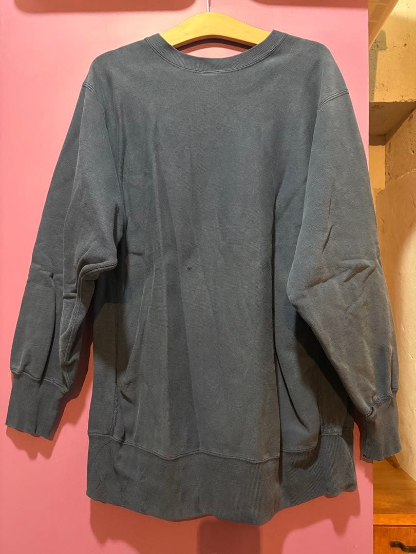 ネイビー　チャンピオン XL リバースウィーブ　スウェット　90s USA製