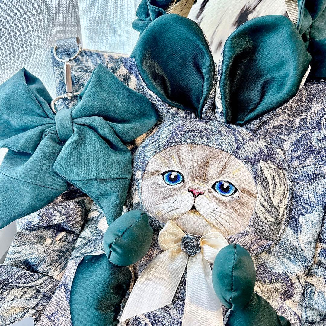 ☆*☆様 コヤンイサムチョン　バック　グリーンリボン×ルミちゃん　フリル