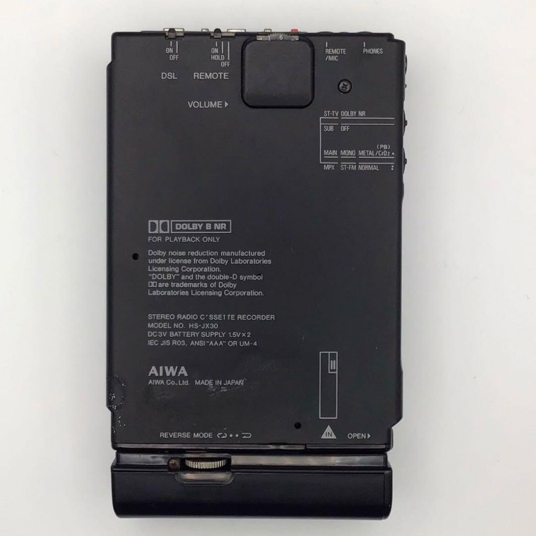 AIWA HS-JX30 カセットプレーヤー アイワ カセットボーイ 備品付き
