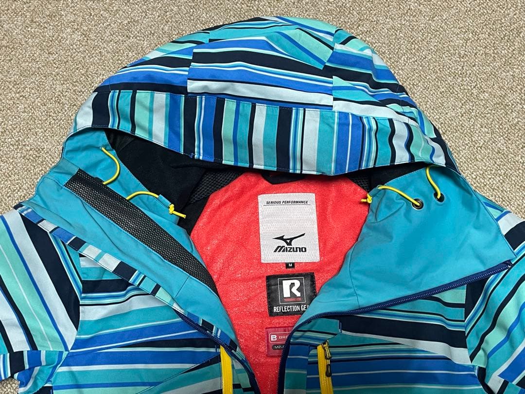 美品ペア(2着) ◆MIZUNOミズノ◆ スキーウェアブレスサーモM／WMサイズ