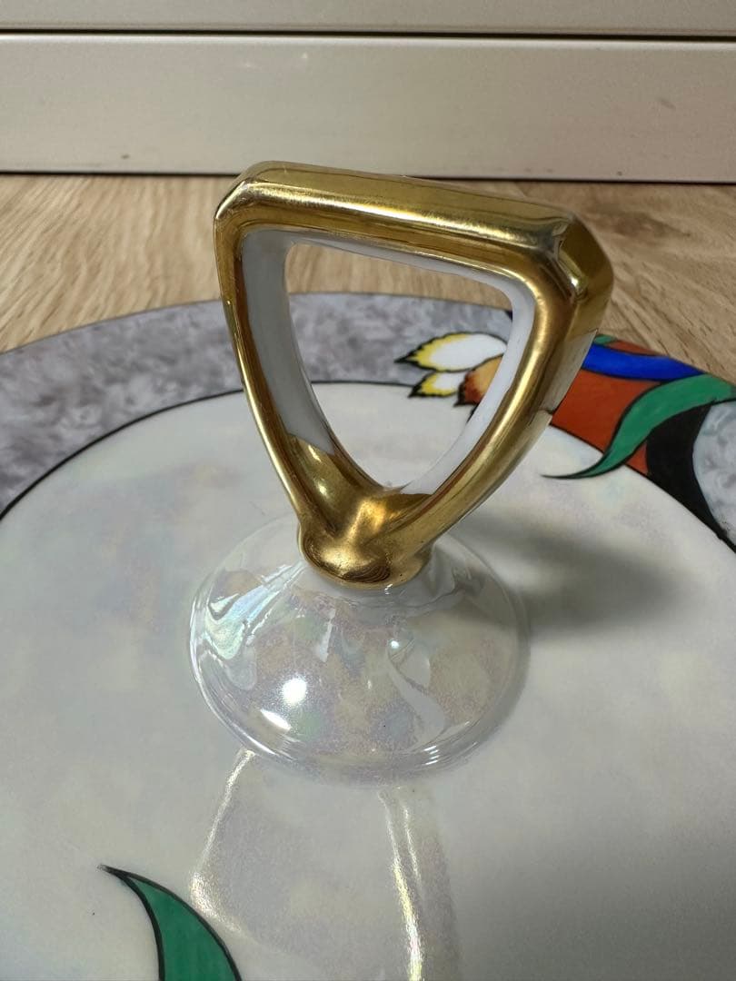 希少 オールドノリタケ スナック　プレート サービング　マルキ印