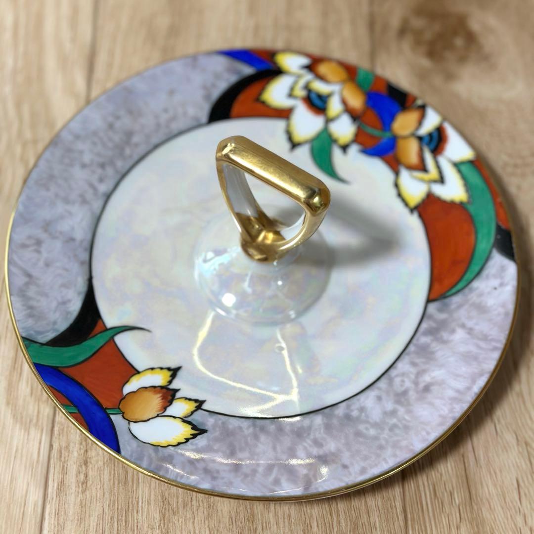 希少 オールドノリタケ スナック　プレート サービング　マルキ印