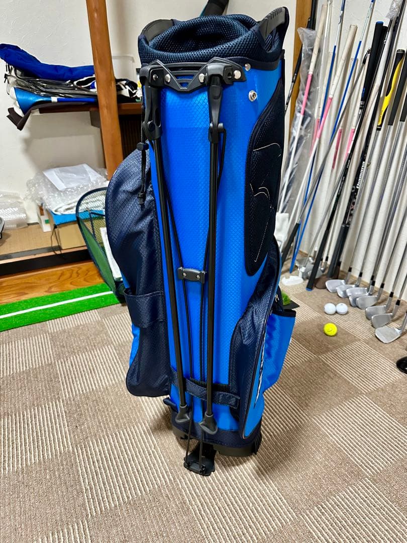 新品　ARNOLD PALMER ゴルフバッグ 青 9.0型　スタンドタイプ