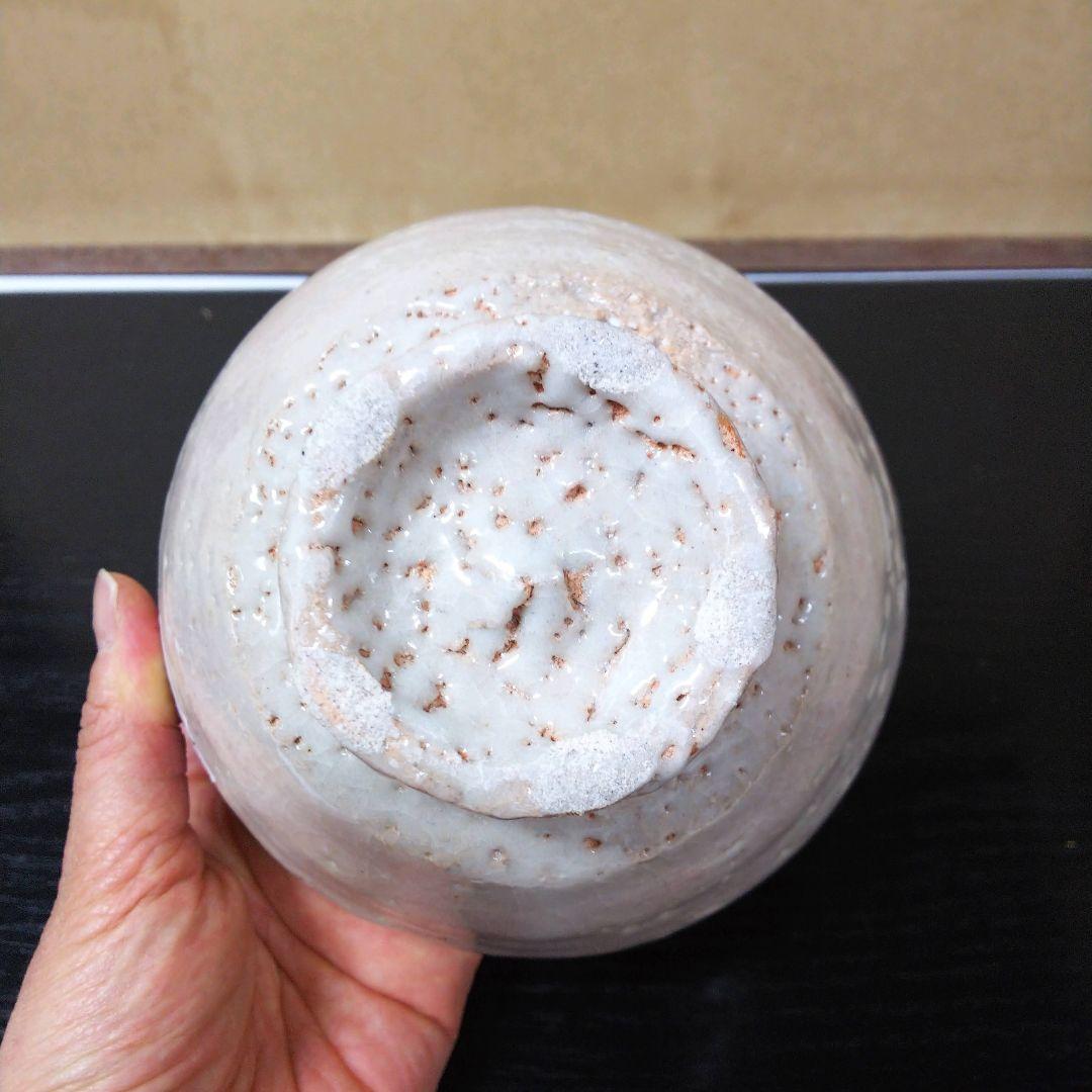 （309）【特価】✿萩焼★赤瀬清泉作★萩焼大井戸茶碗★破魔オマケ付き★