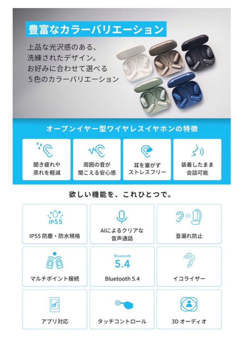 ぴ*援様 soundcore Aero Fit2