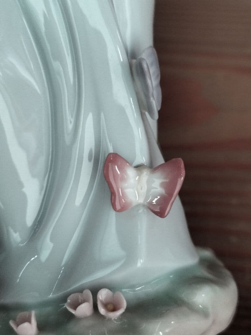 LLADRO リヤドロ(蝶とお友達) 　作家サイン入り＃6963