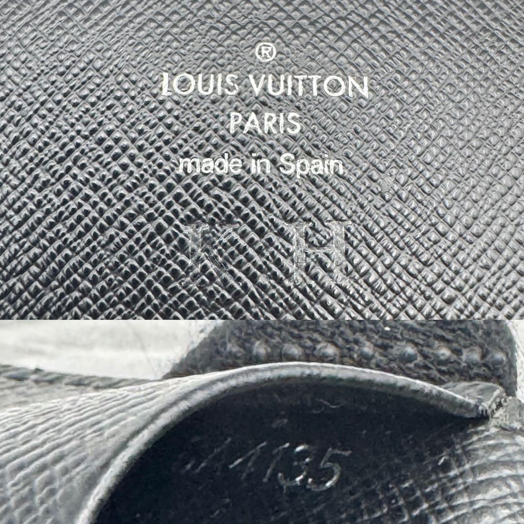 【美品】ルイヴィトン　タイガ アンヴェロップ カルト ドゥ ヴィジット