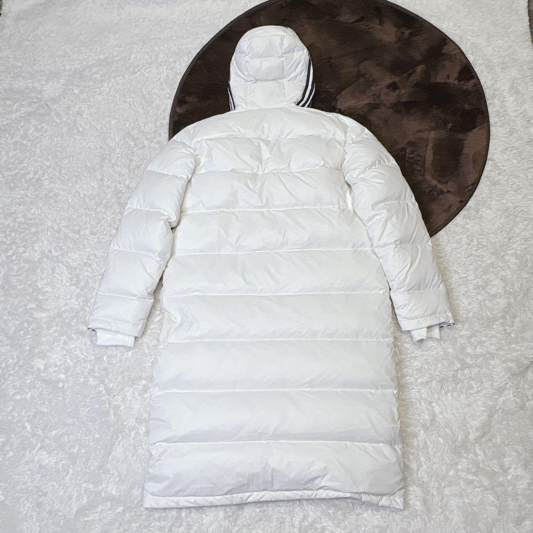 アディダス ベンチコート ロング ダウンコート ジャケットホワイト XL 極暖