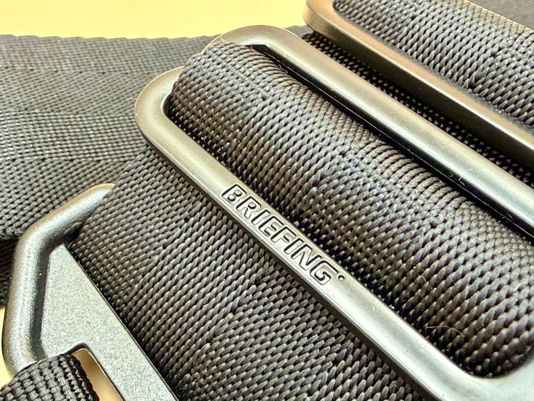【希少・未使用】BRIEFING ショルダーストラップ 50mm 刺繍ロゴパット