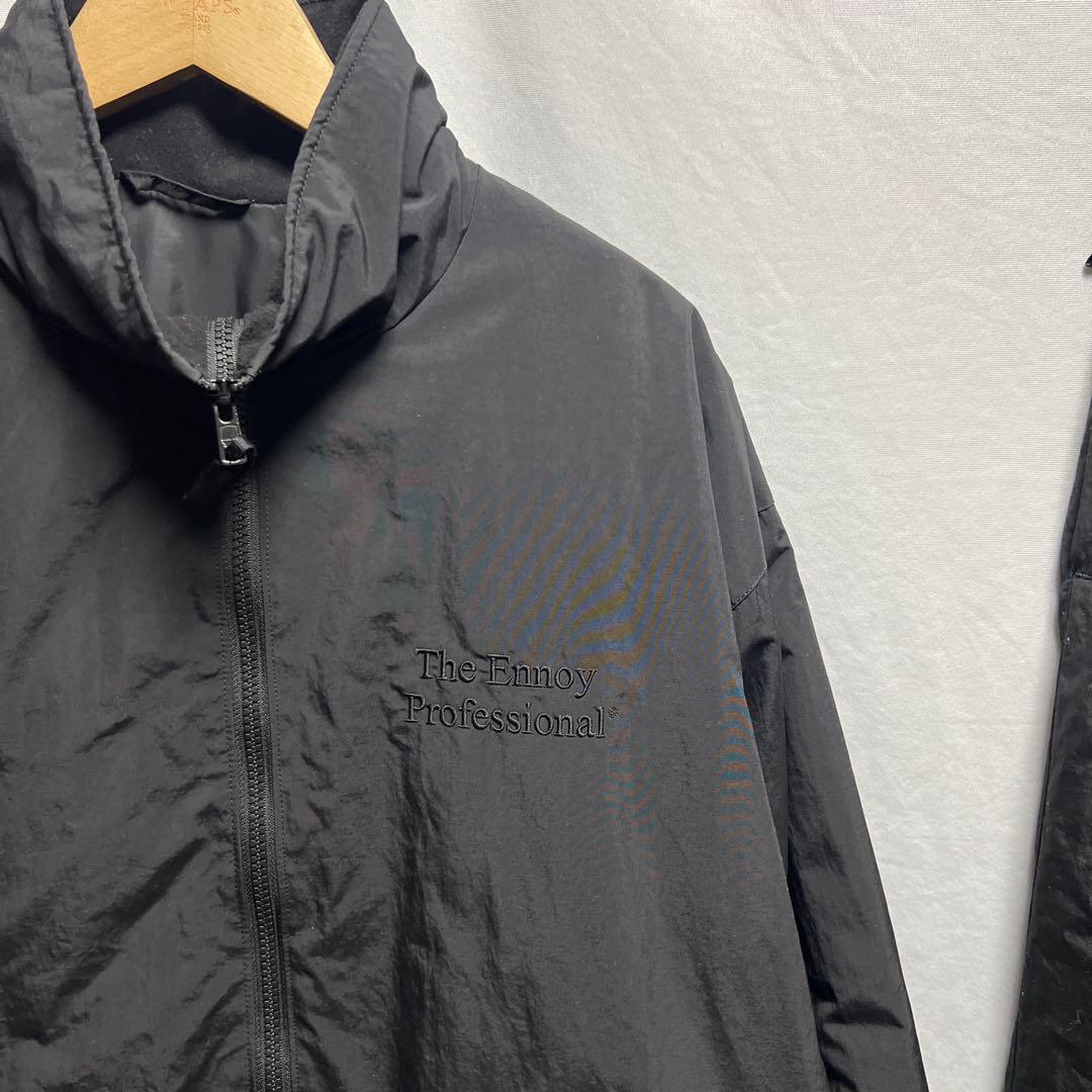 23AW Ennoy エンノイ　NYLON PADDED SET UP ブラック