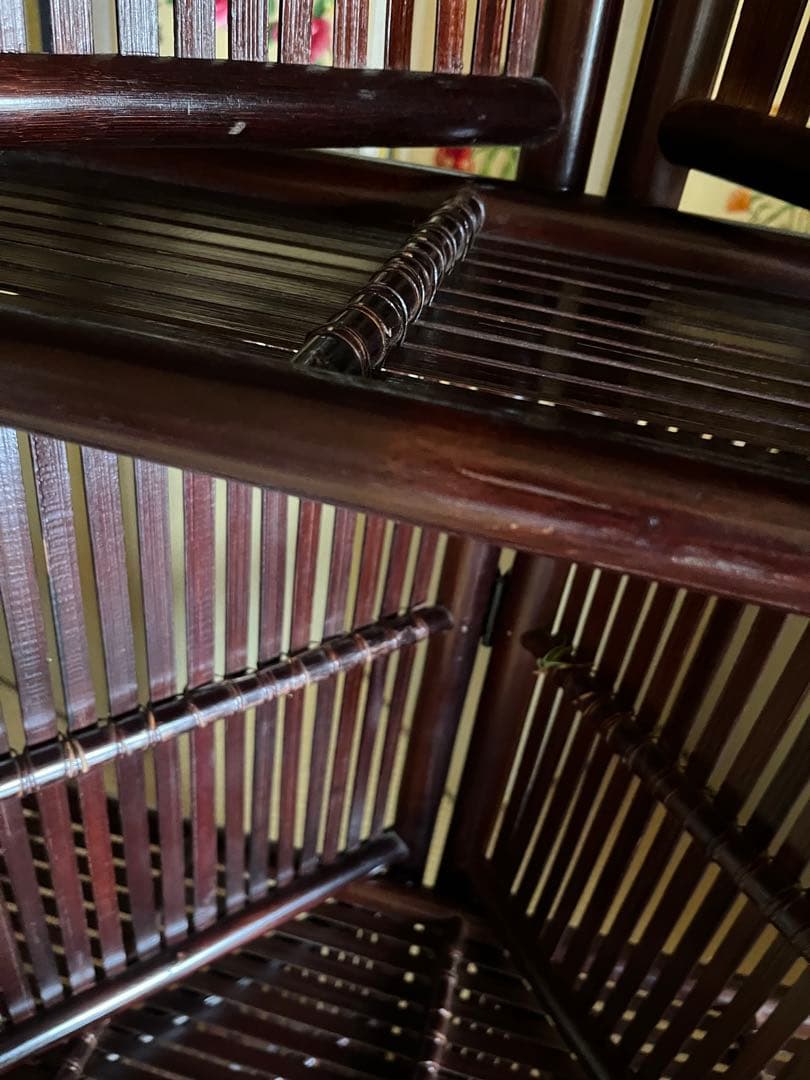 竹 飾り棚 衝立 昭和レトロ 什器 インテリア