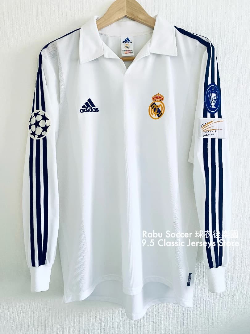 レアルマドリード 01/02 ホーム ユニフォーム #5 ジダン 長袖