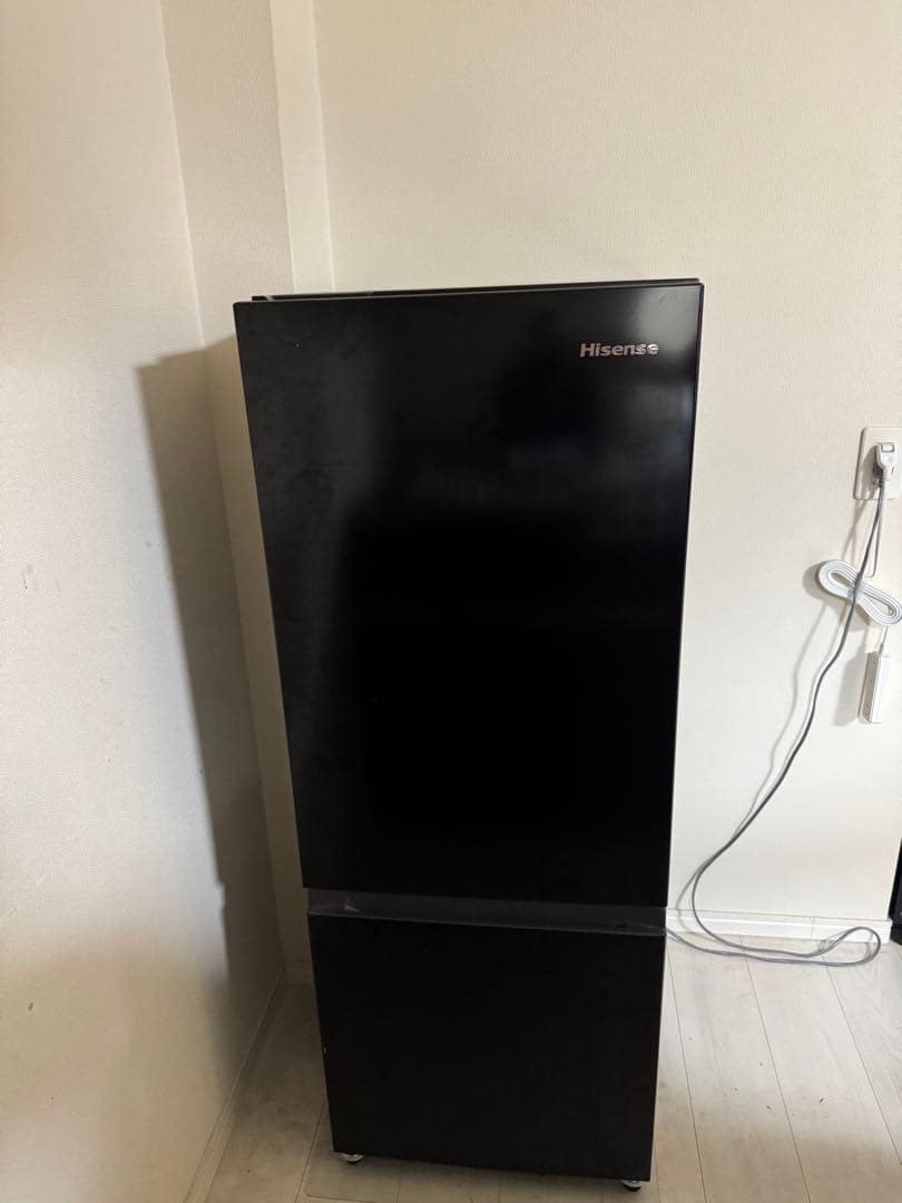 Hisense ブラック冷蔵庫 ファン式⚠️最終値下げ⚠️ 9/10までの出品⚠️