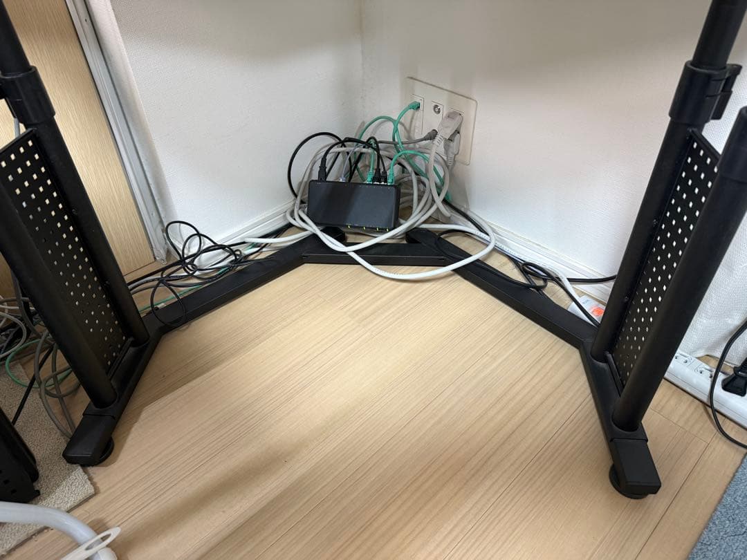 Bauhutte カードデスク 昇降式 ブラック BHD-700K-BK