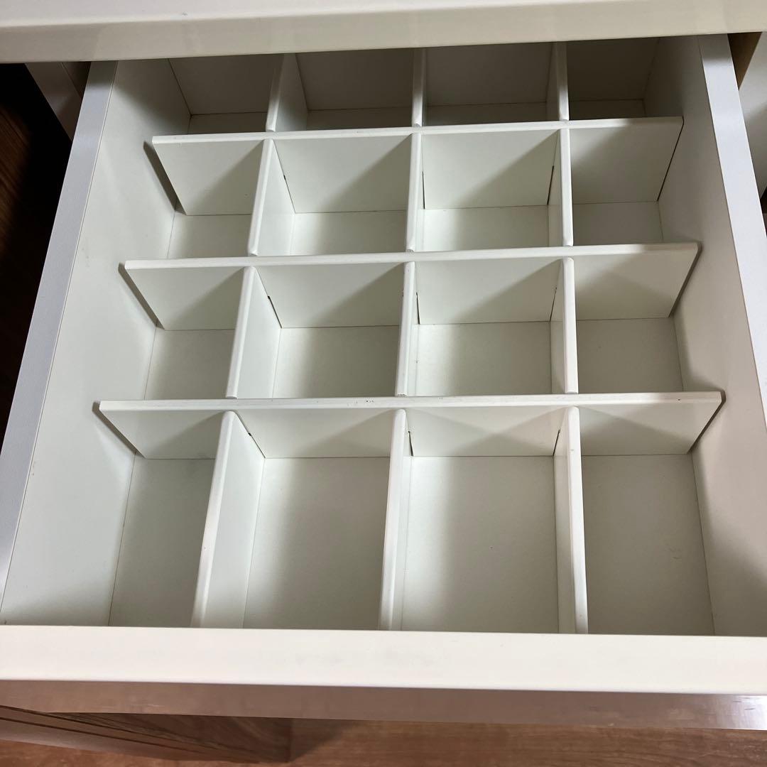 ニトリ　チェスト　5段　タンス　ハイチェスト　引き出し　白　ホワイト