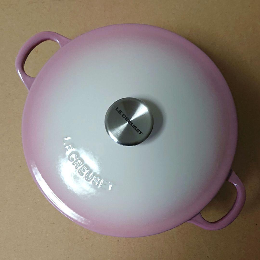 【新品】 LE CREUSET 限定 ブーケピンク マルミット 22cm