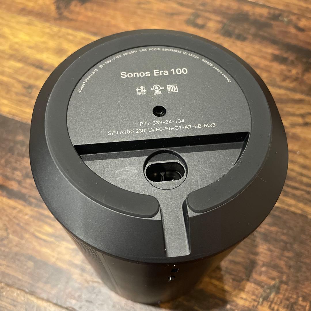 8/26まで！Sonos Era 100 ワイヤレススピーカー ブラック