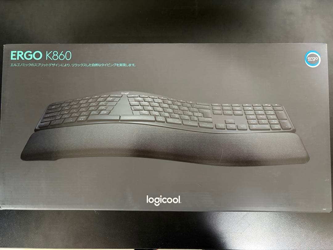 Logicool ERGO K860 ワイヤレススプリットキーボード（JIS）