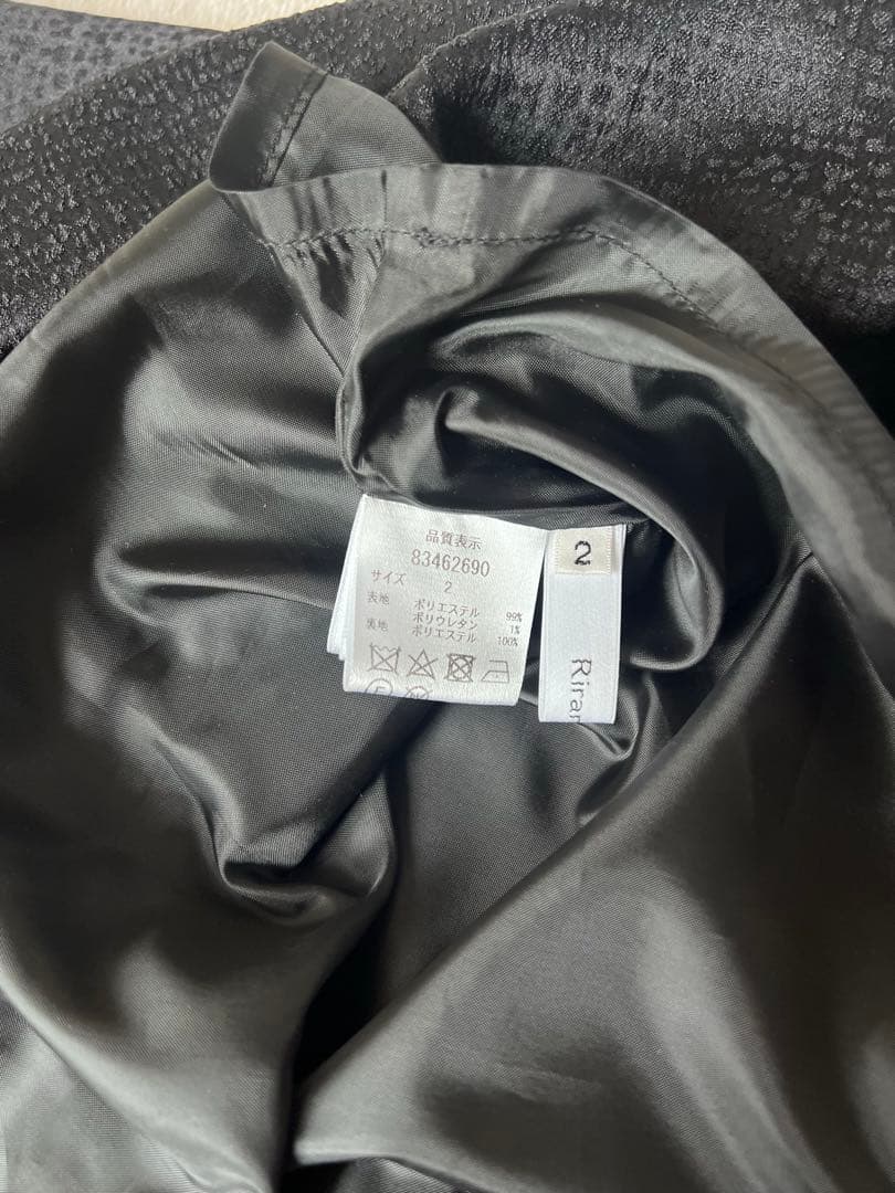 極美品 Rirandture リランドチュール ビジューミニワンピース 黒 M