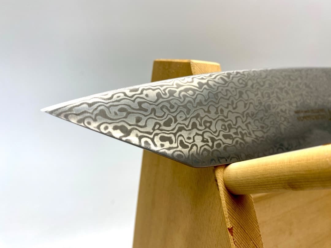 【新品】【即購入OK！】堺孝行 最高級コアレスダマスカス 剣型牛刀 190mm