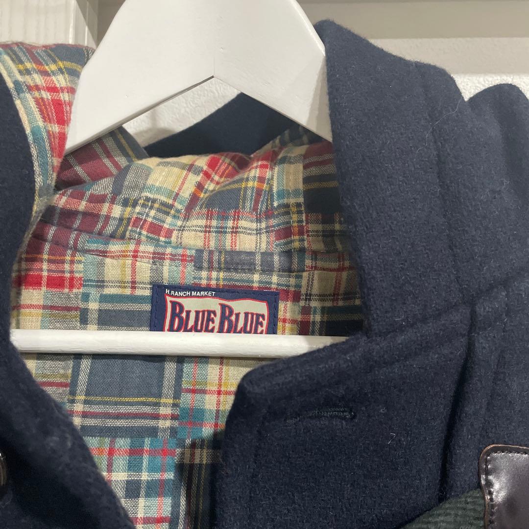 超美品✨BLUE BLUE ネイビー ダッフルコート