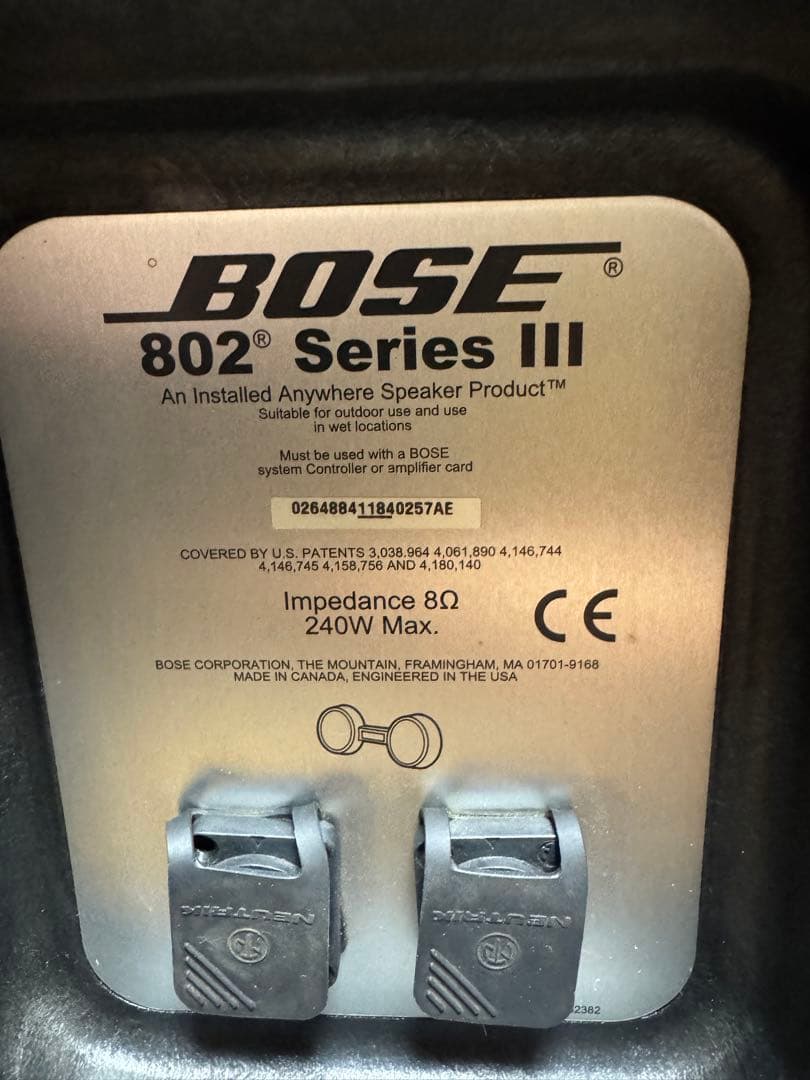 BOSE 802　Series Ⅲペア
