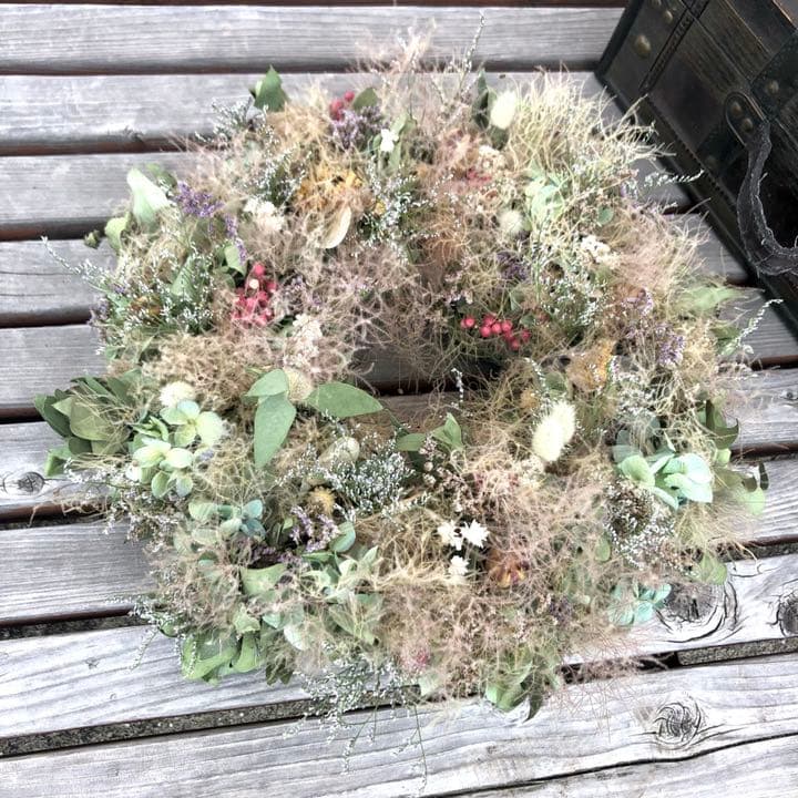 ナチュラルリース　スモークツリー