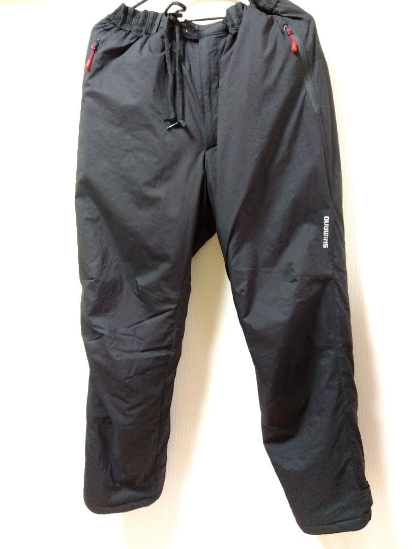 シマノ　防寒着　パンツ　防寒中着　ブラック　2XL 　防寒対策パンツ