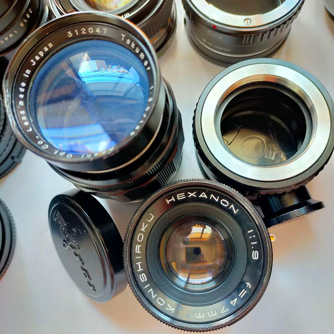 NEX Eマウントレンズ12本(改造レンズ5本,マウントアダプター+レンズ7本)