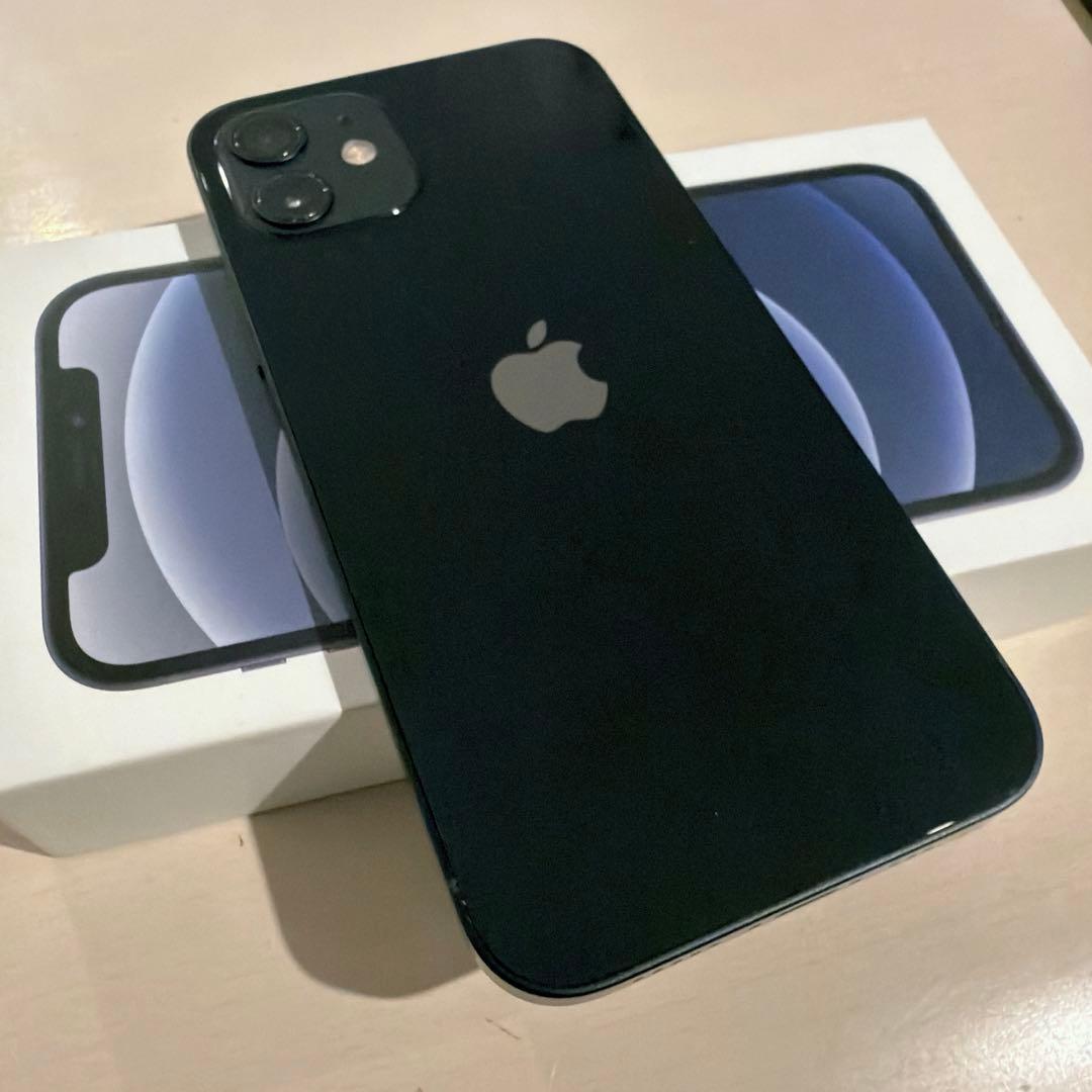 【美品】iPhone12 128GB ブラック　箱付き