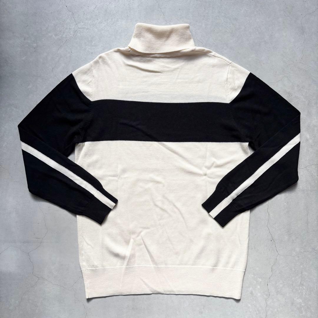 JUN&ROPE’ ジュンアンドロペ ウールニットタートルネックセーター ロゴ