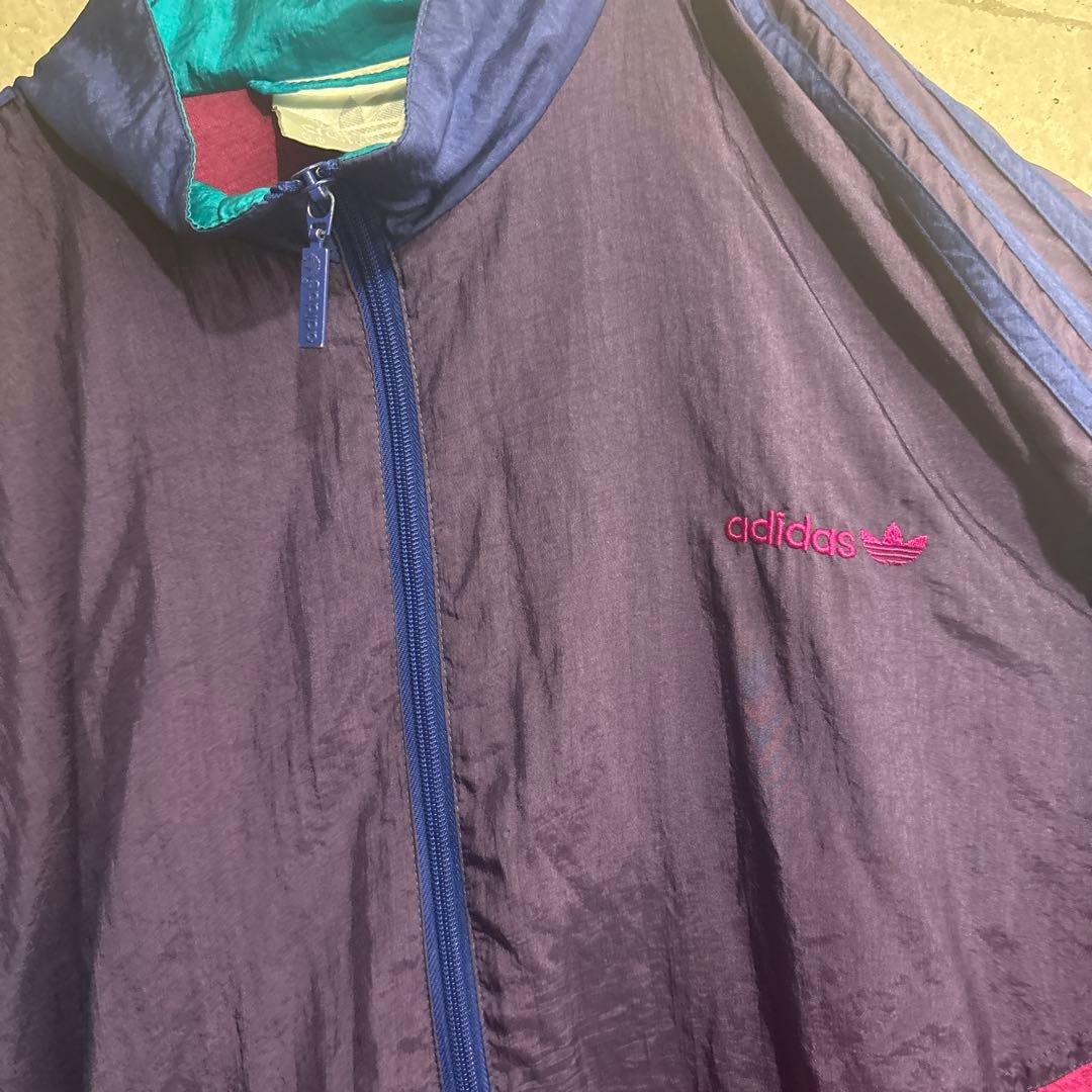 ジャケット・アウター adidas 80s 90s Color Nylon Track Jacket