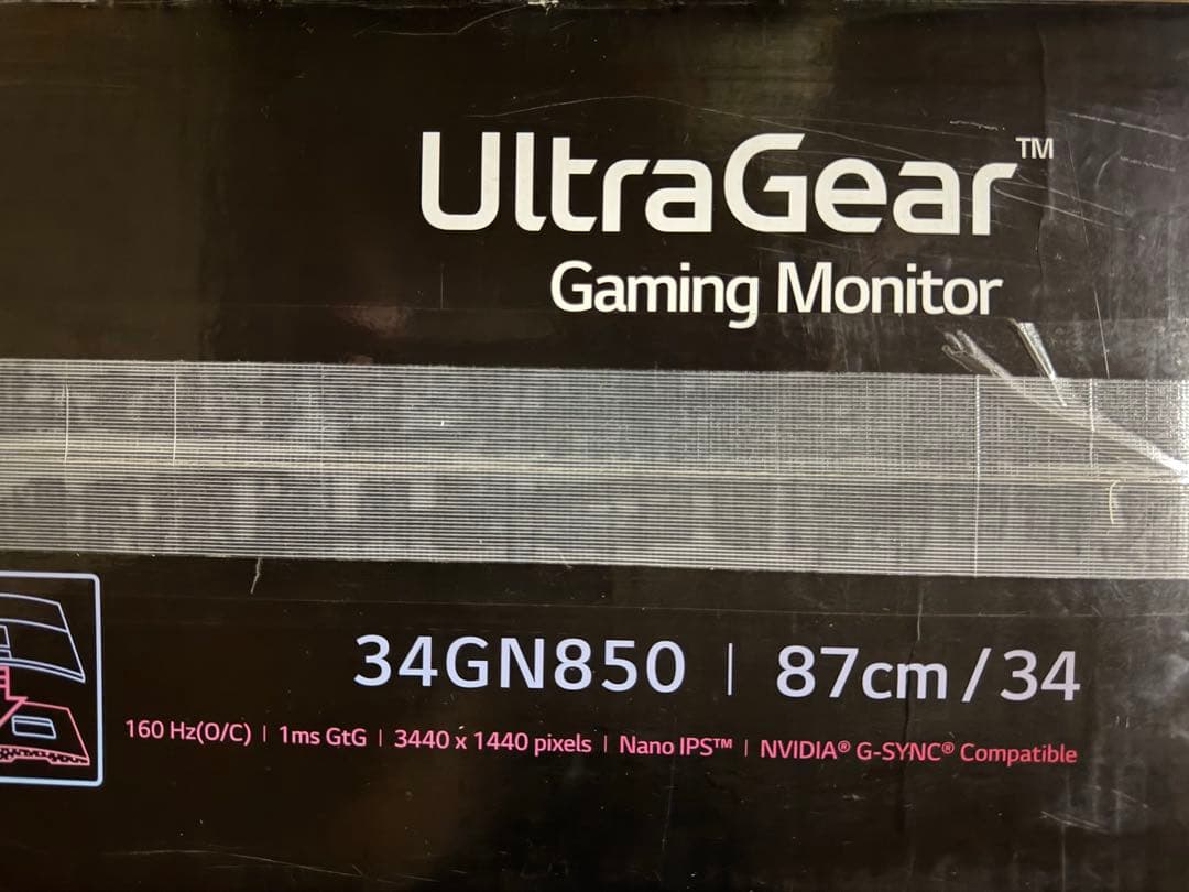 LGゲーミングモニター　34gn850-b